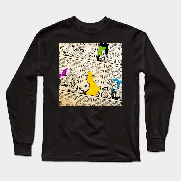 Comic Long Sleeve T-Shirt by Sauher